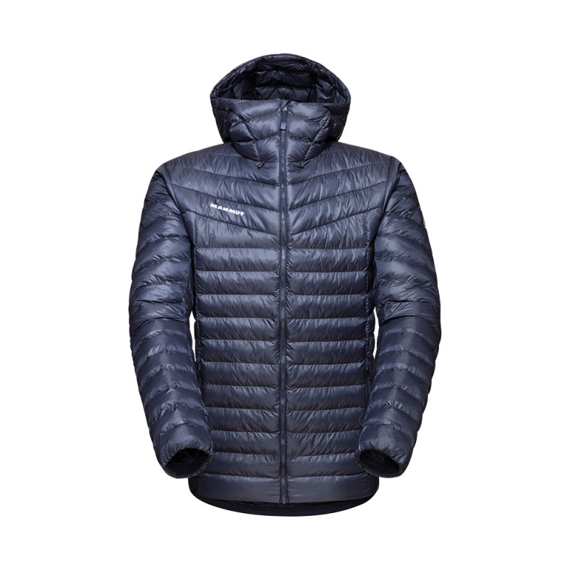 mammut albula in hooded jacket